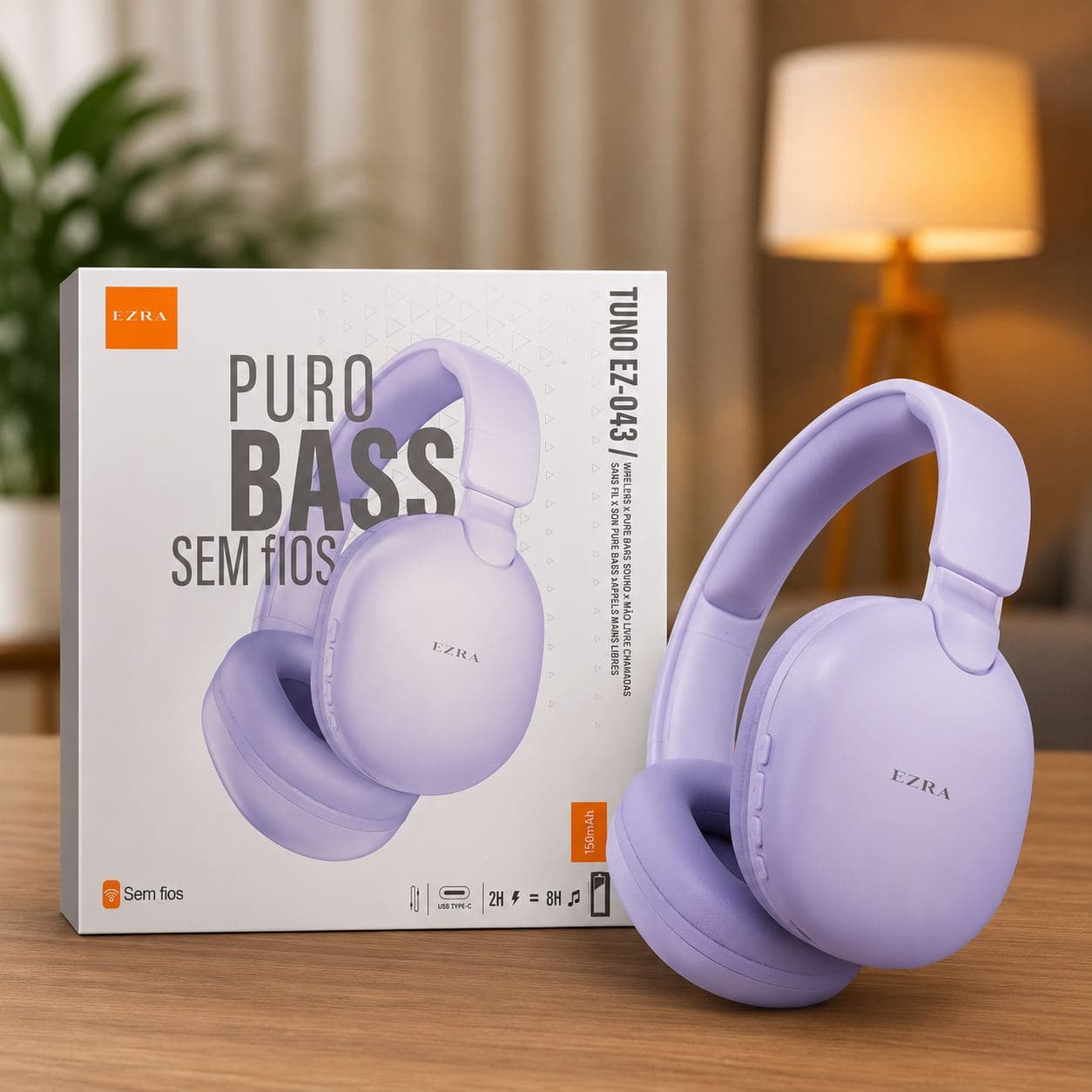 EZRA TUNO EZ-043 Wireless Puro Bass Headphones — photo 2