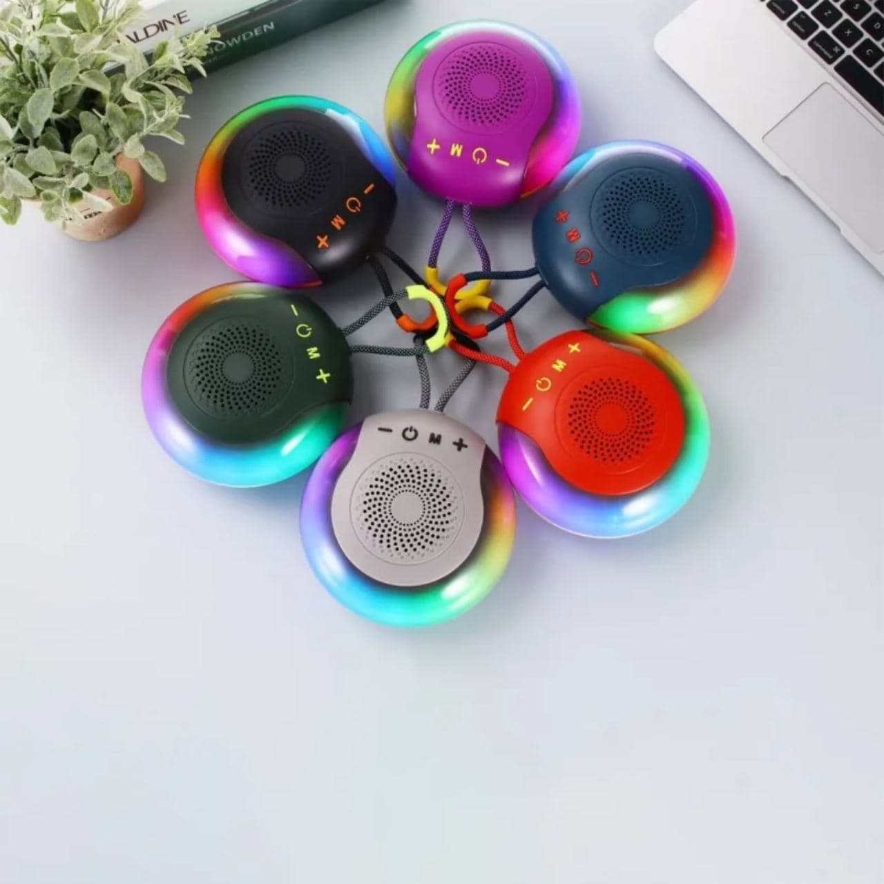 SGL A52-11 Portable Wireless Bluetooth Speaker with RGB LED Lights — photo 4