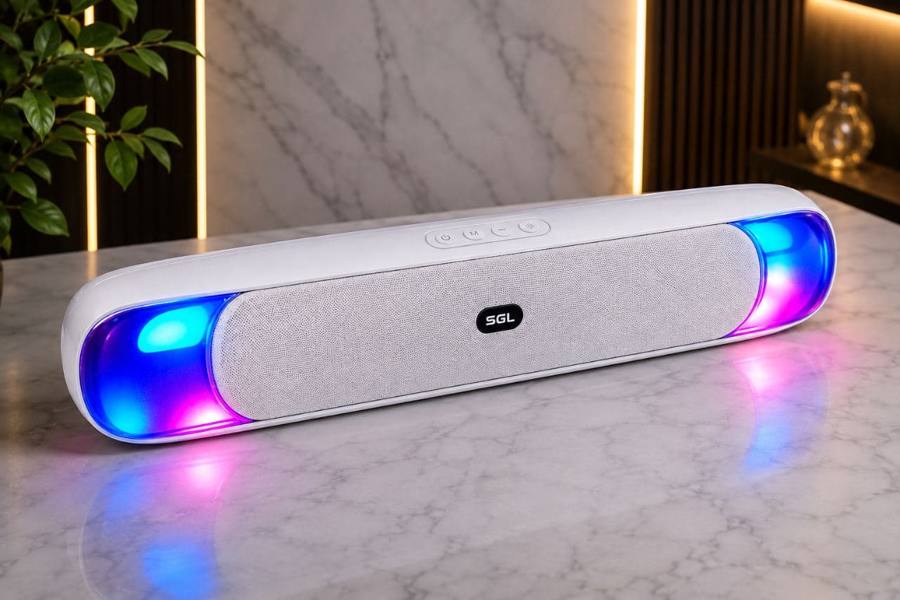 SGL A52-09 Long Wireless Bluetooth Speaker with RGB LED Lights — photo 2