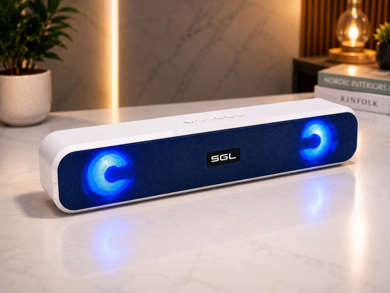 ๐ฅ SGL A52-04 Wireless Bluetooth Speaker with RGB LED Lights โ Powerful Stereo Sound โ photo 2