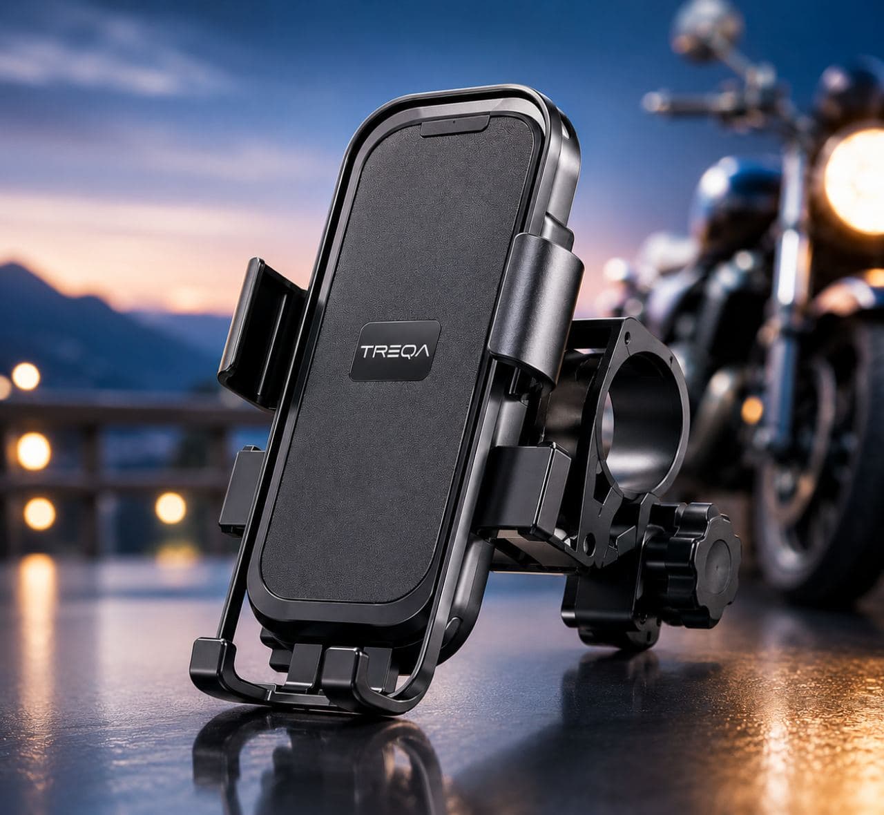 TREQA BC-524 Motorcycle Phone Holder โ Ride Safe, Stay Connected
