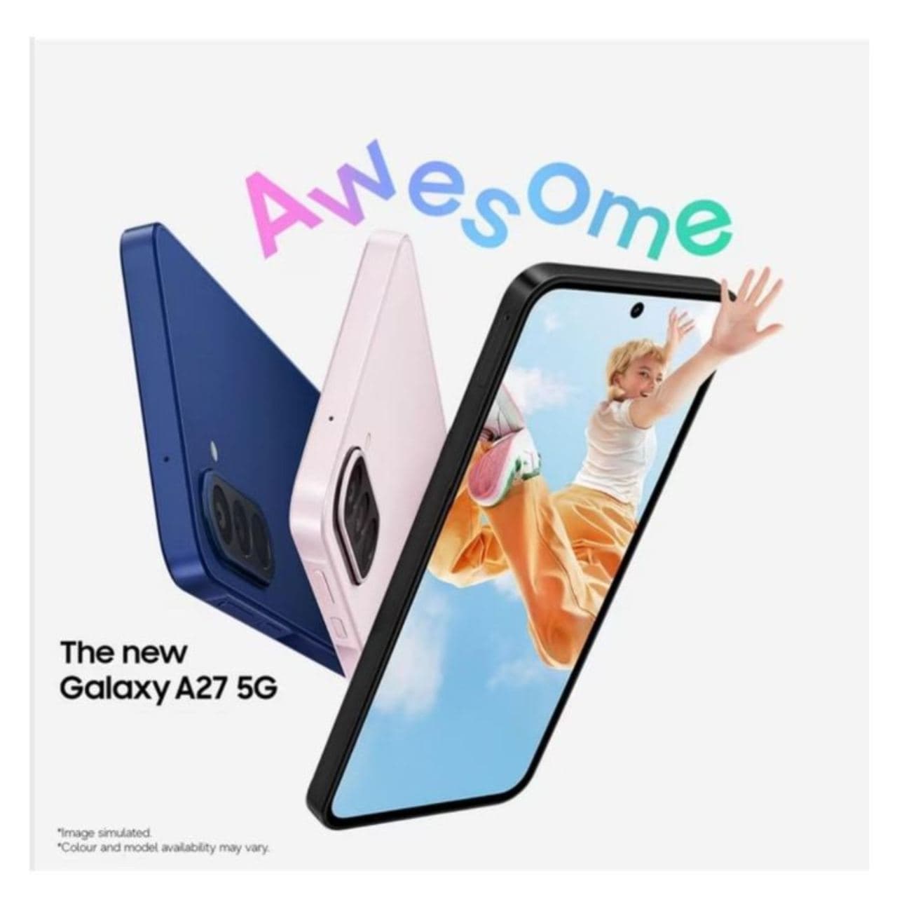 Samsung Galaxy A27 - 128GB + 6GB RAM - 50MP Rear - 8MP Front - 6.7" - 5000 mAh - Blue (24 Months Warranty) — photo 2